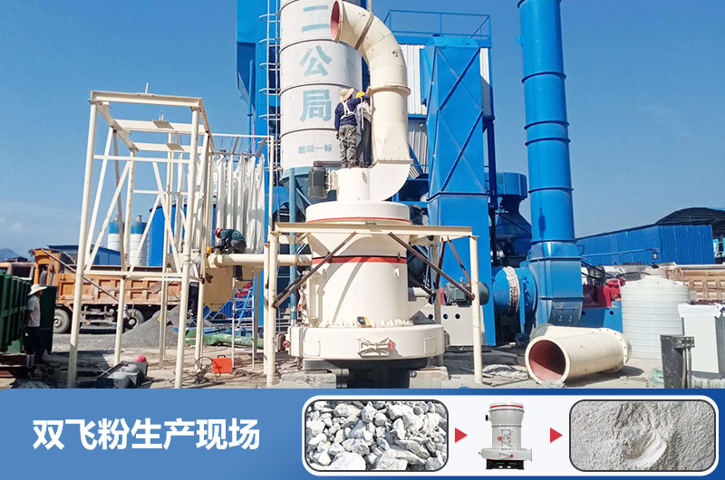 双飞粉生产设备有哪些？双飞粉生产工艺流程图