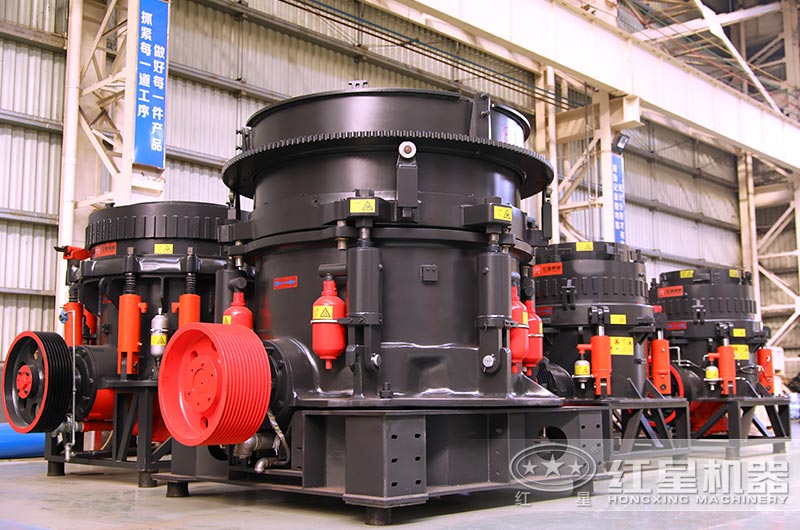 hp300圆锥破碎机每小时产多少吨？型号及参数说明