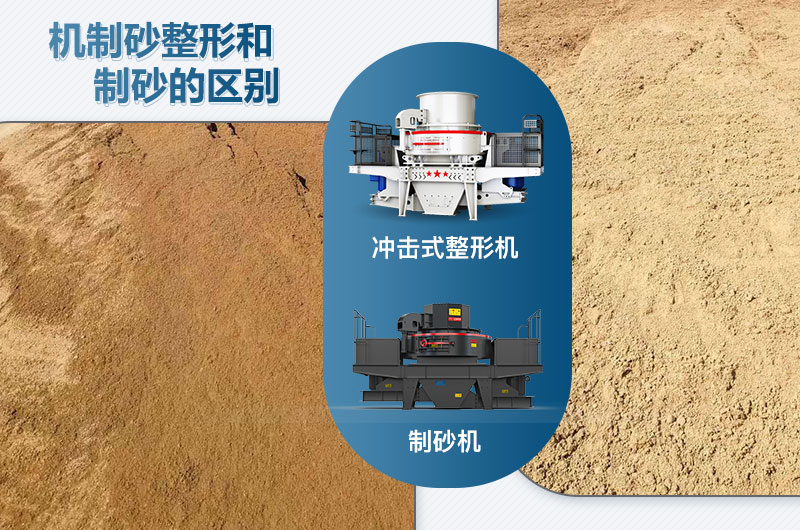 冲击式整形机和制砂机的区别是什么？